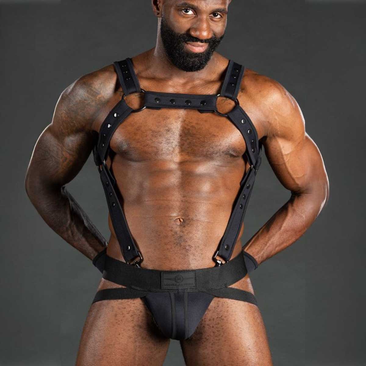 Mr S Leather Neo Carbon Jockstrap Black