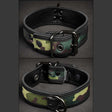 Mr S Leather Neoprene Puppy Collar Camo Black