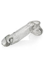 Oxballs Daddy Cock Sheath with Balls Clear