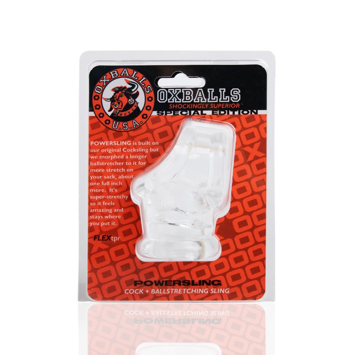 Oxballs POWERSLING Cocksling Clear
