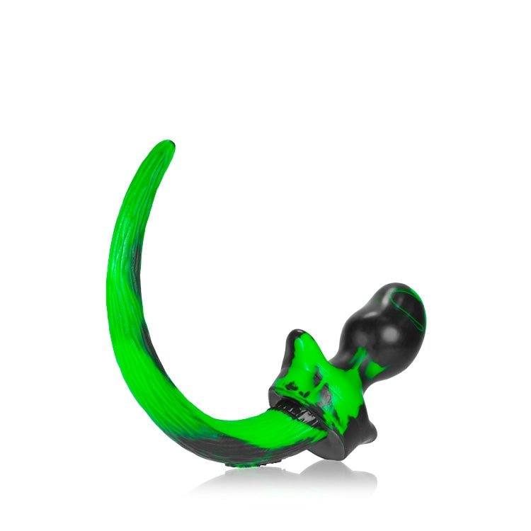 Oxballs Puppy Tail Buttplug Pug Green Black