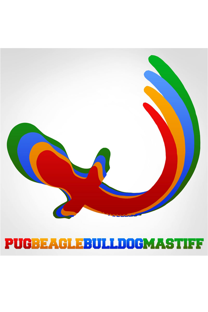 Oxballs Purebred Puppy Tail Buttplug Bulldog Tie Dye