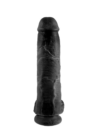 Pipedream King Cock 11 Inch Cock with Balls Black
