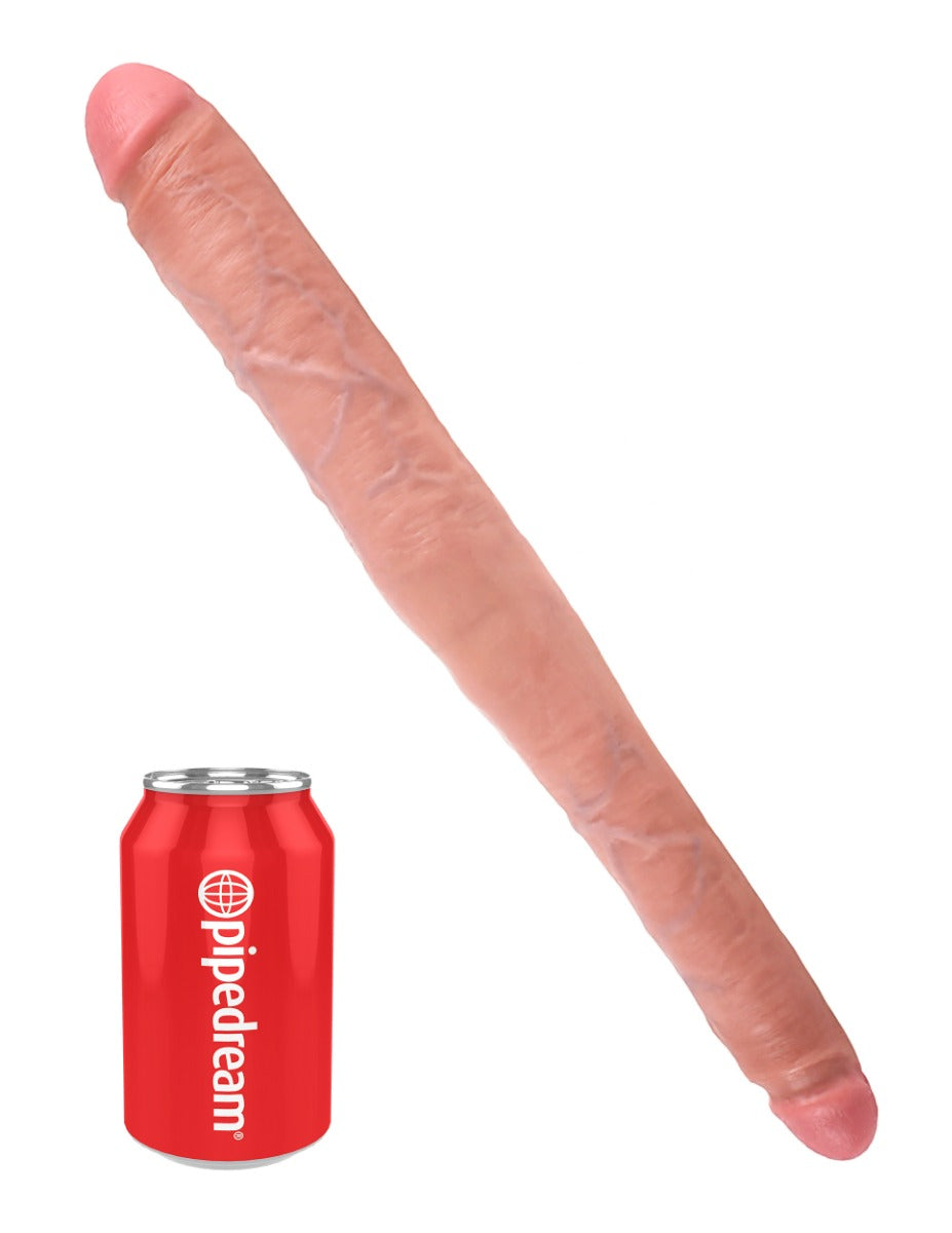 Pipedream King Cock 16 Inch Tapered Double Dildo Flesh