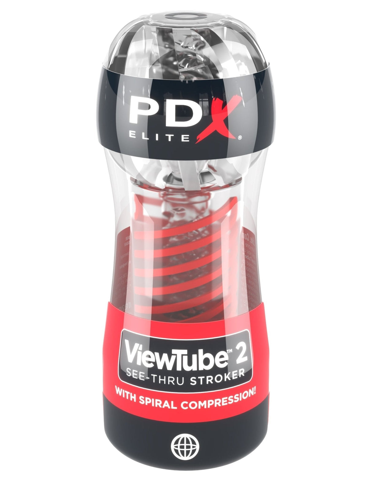 Pipedream PDX Elite Viewtube 2 See Thru Stroker - FETCH
