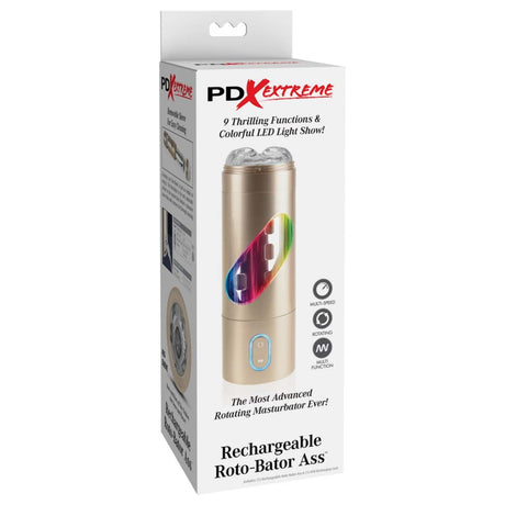 Pipedream PDX Extreme Rechargeable Roto Bator Ass Masturbator - FETCH