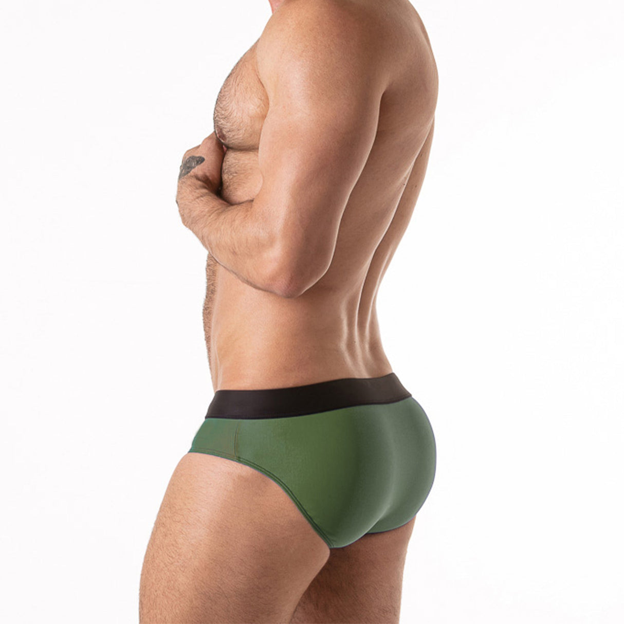 Locker Gear Pool Boy Swim Brief Khaki