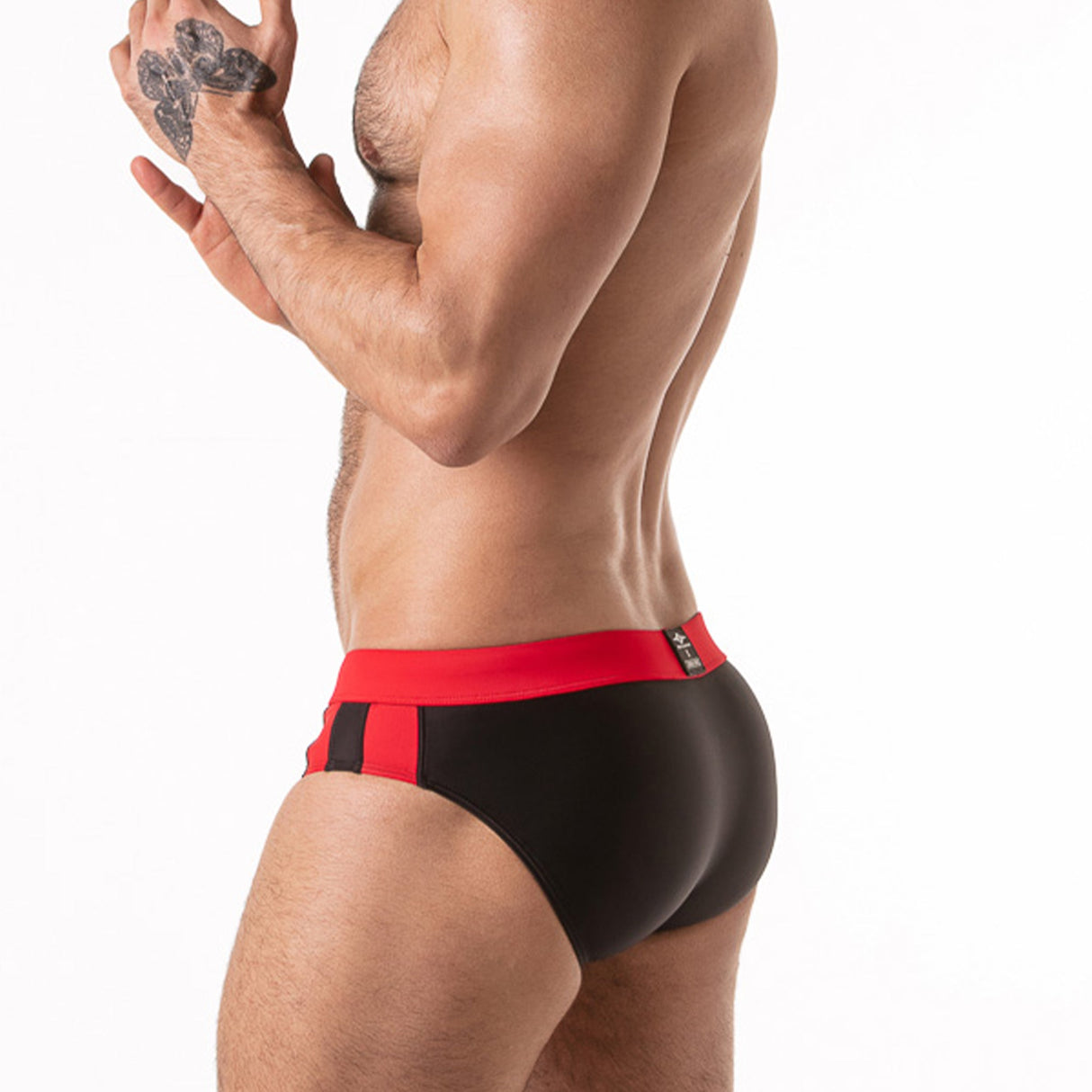 Locker Gear Soaker Swim Brief Red