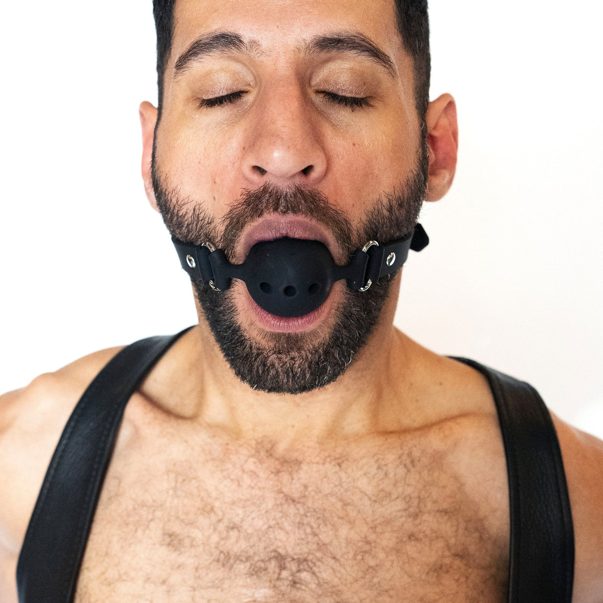 ruff GEAR Breathable Silicone Ball Gag Small