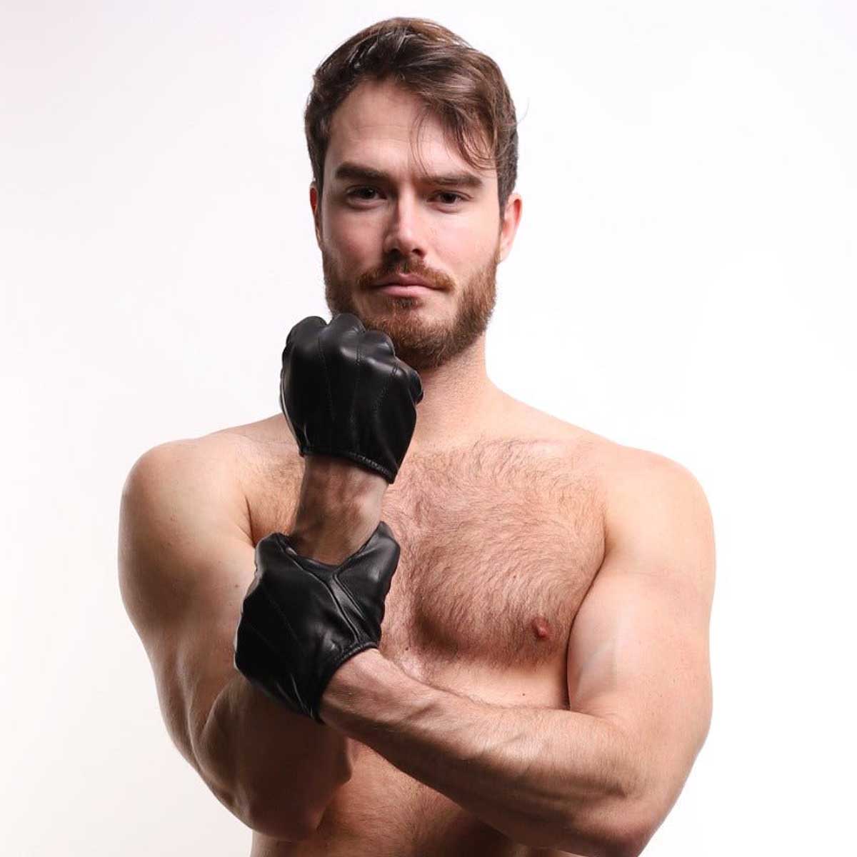 ruff GEAR Cop Leather Gloves Black