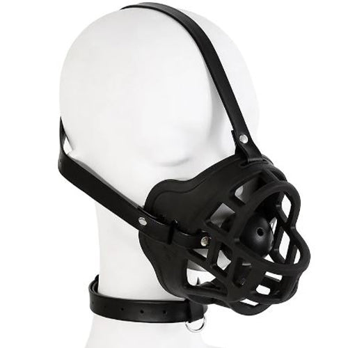 ruff GEAR Silicone Bulldog Muzzle and Ball Gag