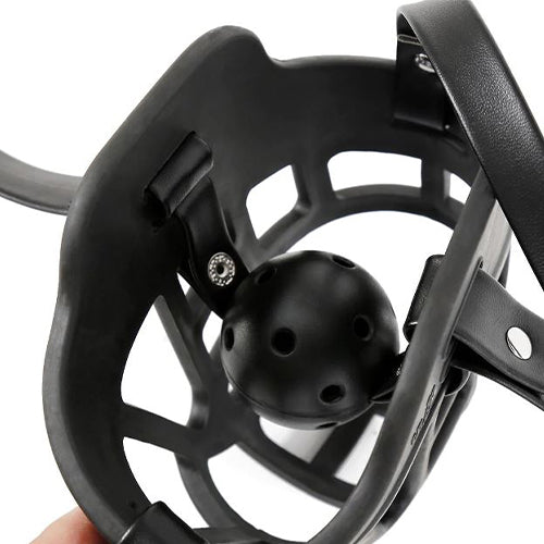ruff GEAR Silicone Bulldog Muzzle and Ball Gag