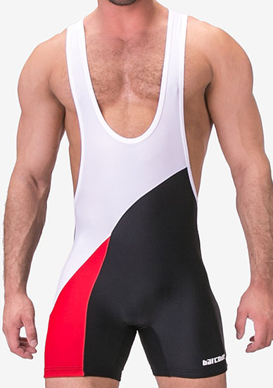 Barcode Berlin Singlet Luckenwalde White Red Black