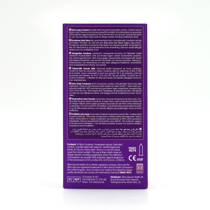 Skins Extra Large Condoms 16 Pack