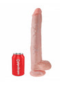 Pipedream King Cock 14 Inch Dildo with Balls Flesh