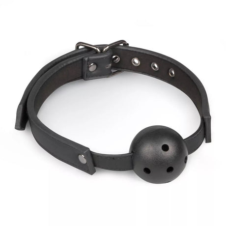 EasyToys Ball Gag with PVC Ball Black