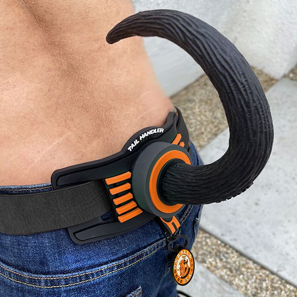 Oxballs TAIL HANDLER Belt Strap Show Tail Orange