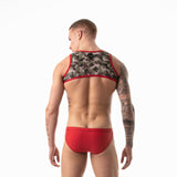 Leader Camo Warrior Harness Red