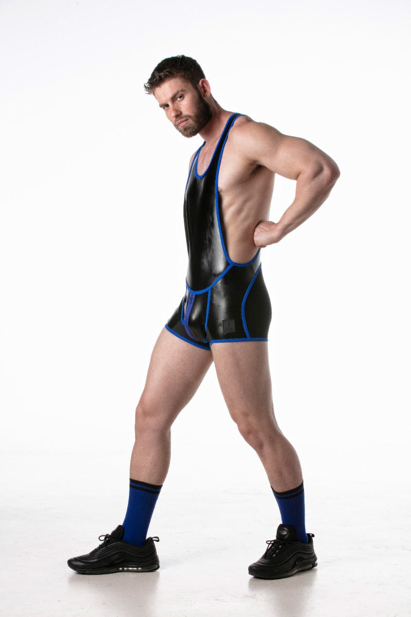 Leader Brut Singlet Blue