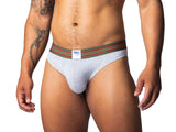 BIKE Active Thong Light Heather Grey