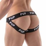 Leader ID Fetish Jockstrap Pup Black