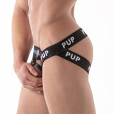 Leader ID Fetish Jockstrap Pup Black