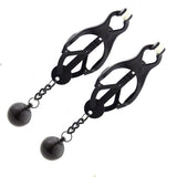 ruff GEAR Weighted Clover Nipple Clamps Black