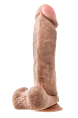 Dr Skin Mr Magic Dildo with Balls 9 Inch Light