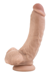 Dr Skin Mr Mayor Dildo with Balls 9 Inch Light
