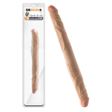 Dr Skin Posable Double Dong 14 Inch Light