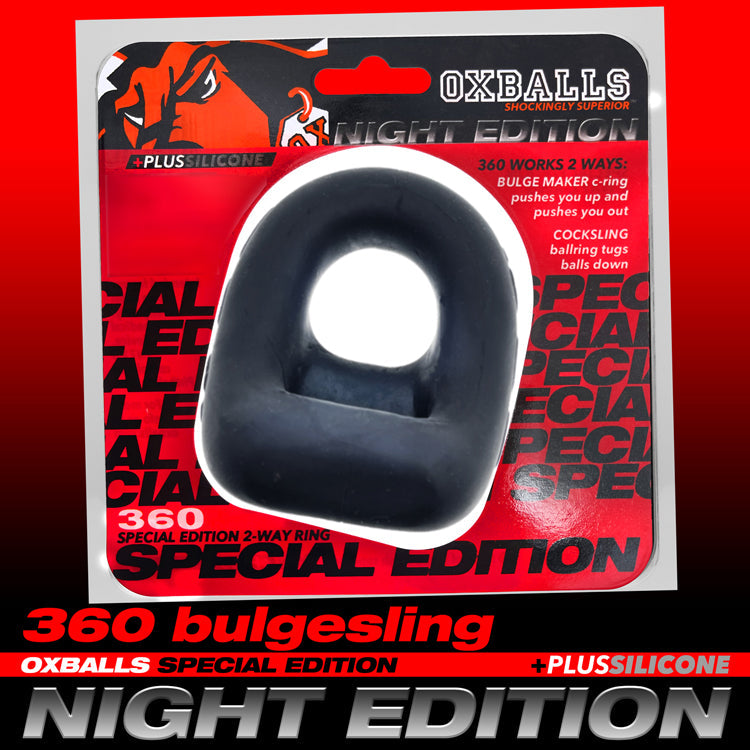 Oxballs 360 Cock Ring & Ball Sling Night Edition