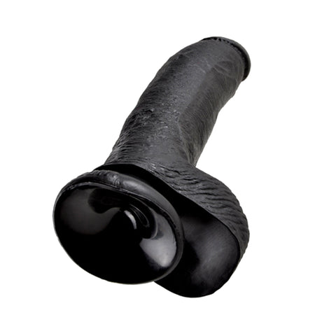 Pipedream King Cock 9 inch Cock with Balls Black