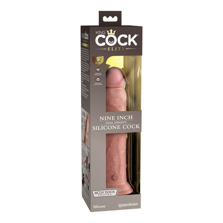 Pipedream King Cock Elite 9 Inch Dual Density Silicone Cock Flesh