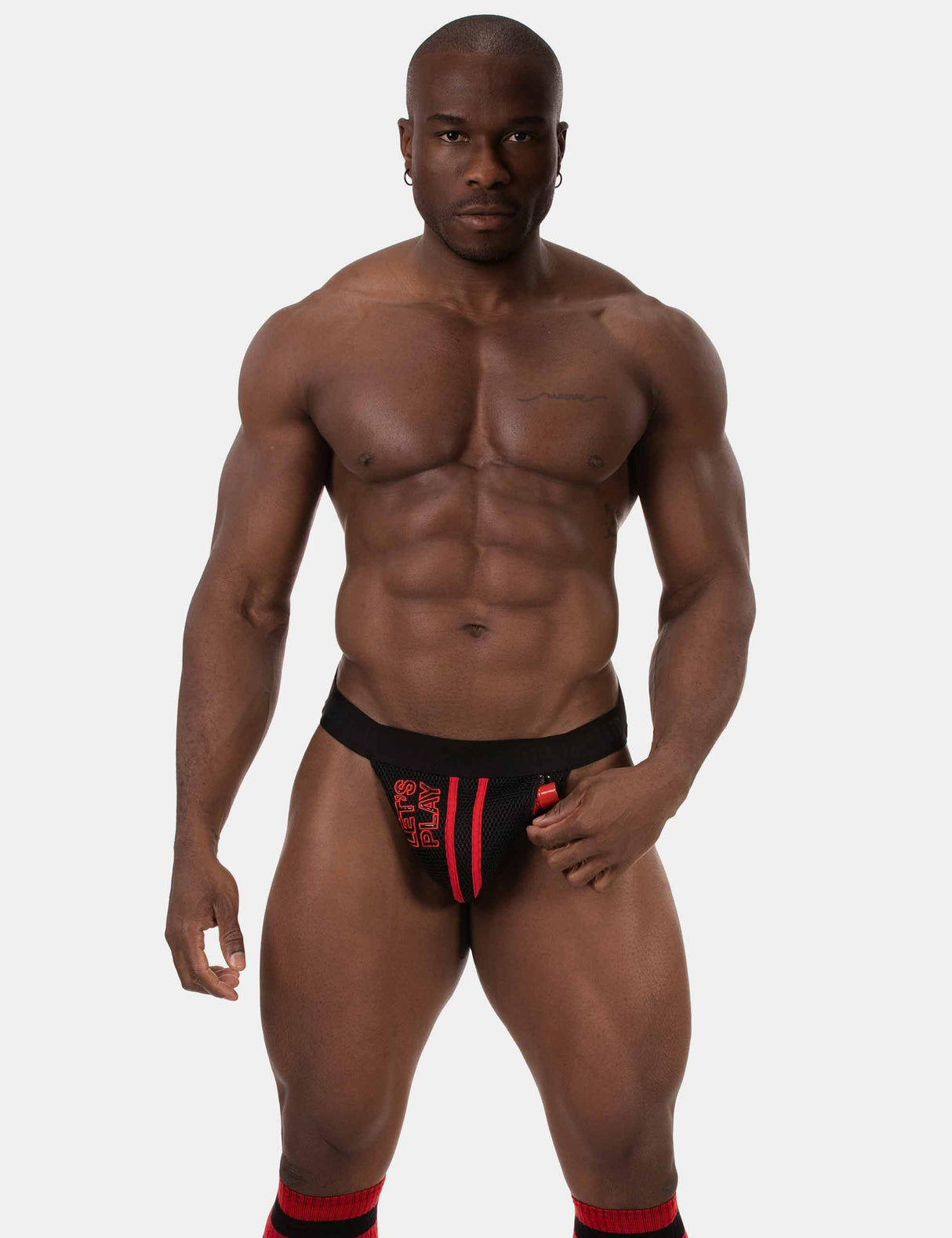Barcode Berlin Jock Let's Play Black Red