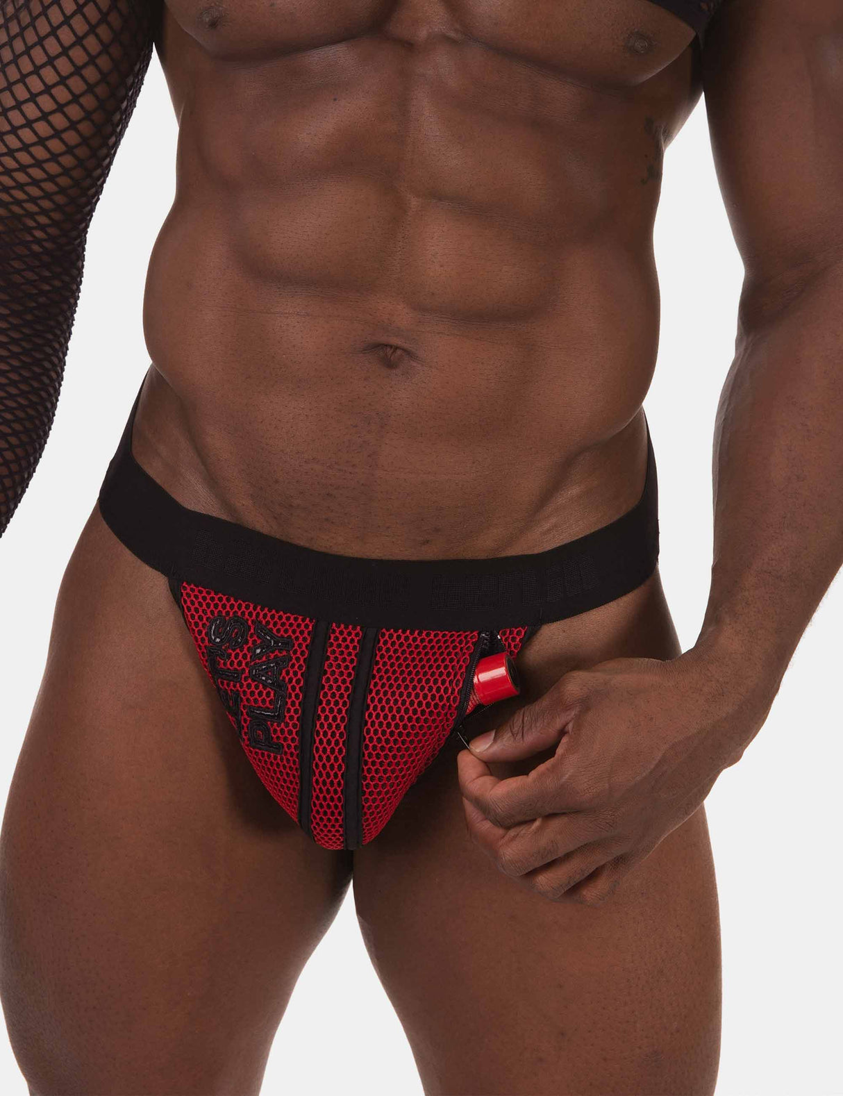 Barcode Berlin Jock Let's Play Red Black