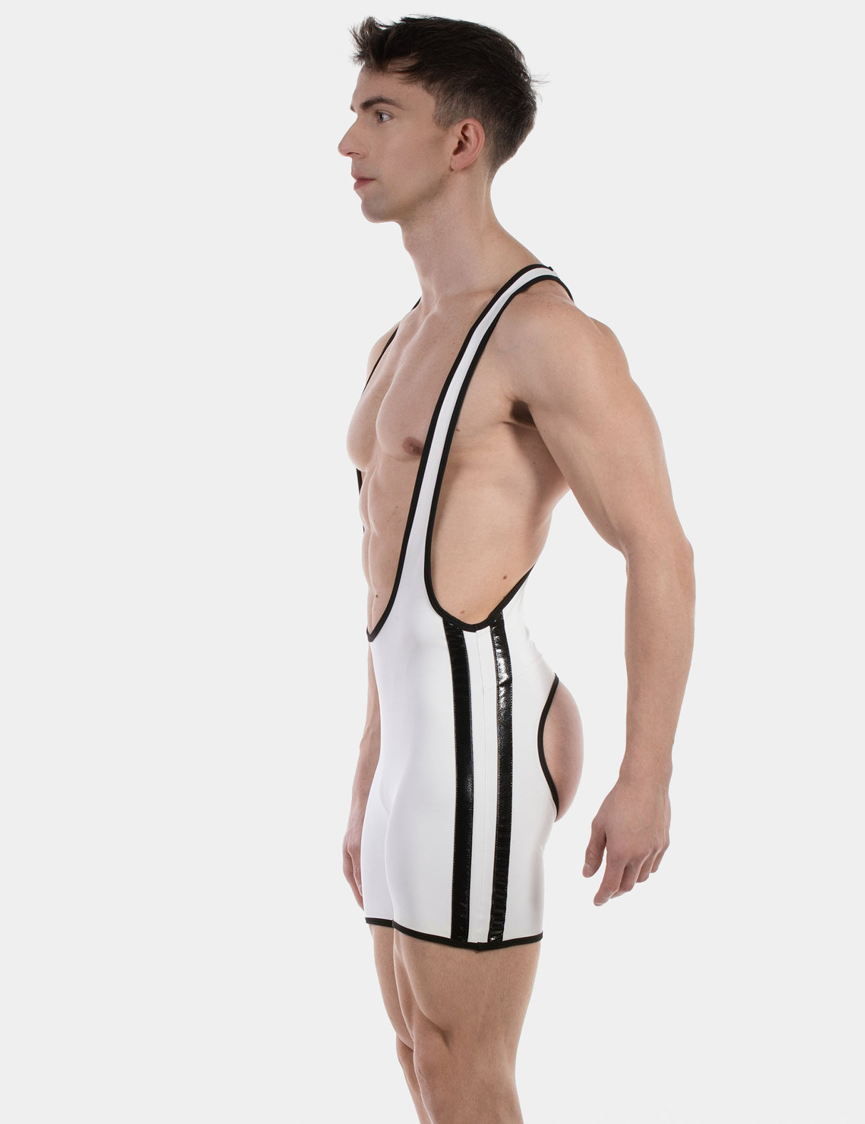 Barcode Berlin Backless Singlet Versos White Black