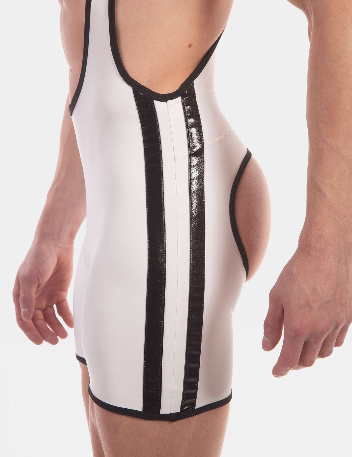 Barcode Berlin Backless Singlet Versos White Black