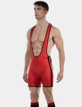 Barcode Berlin Backless Singlet Versos Red Black