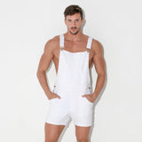 Code 22 Stretch Overalls White