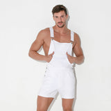 Code 22 Stretch Overalls White