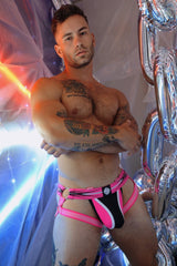 Breedwell Circuit Breaker Jock Neon Pink