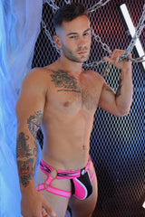 Breedwell Circuit Breaker Jock Neon Pink