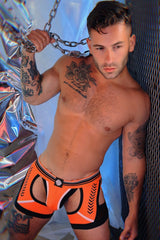Breedwell Circuit Breaker Chap Jock Neon Orange
