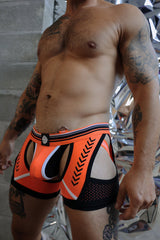 Breedwell Circuit Breaker Chap Jock Neon Orange