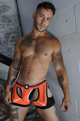 Breedwell Circuit Breaker Chap Jock Neon Orange