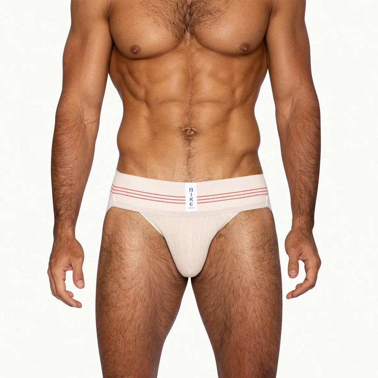 BIKE 1980's Vintage Jockstrap Vintage Cream