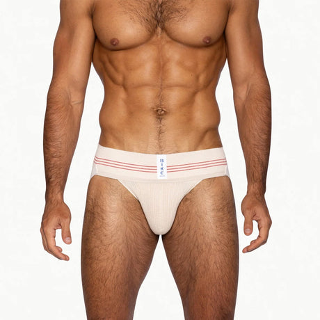 BIKE 1980's Vintage Jockstrap Vintage Cream