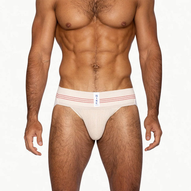 BIKE 1980's Vintage Jockstrap Vintage Cream