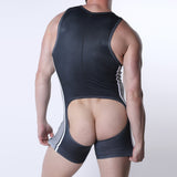 Cellblock 13 Bear Attack Singlet Jock Black
