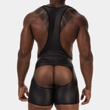 Barcode Berlin Backless Singlet Versos Black